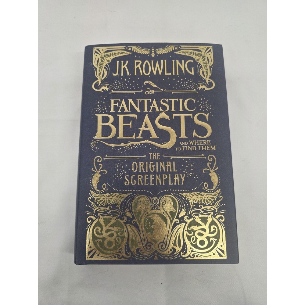 J.K. Rowling Fantastic Beasts Original Screenplay 2016 1st Ed 1st Print HC